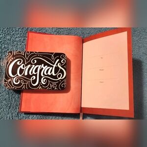 Book for Graduates Hardcover + Congrats Gift Card Tin NEW